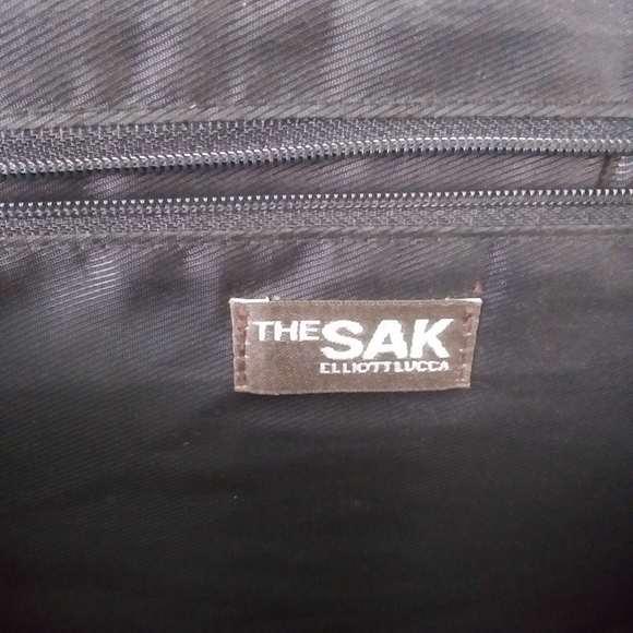 The Sak Black Leather Quilted Shoulder Bag - Picture 9 of 13